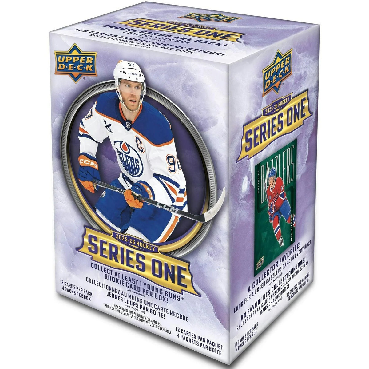 2025-26 Upper Deck Series 1 Hockey Blaster Box