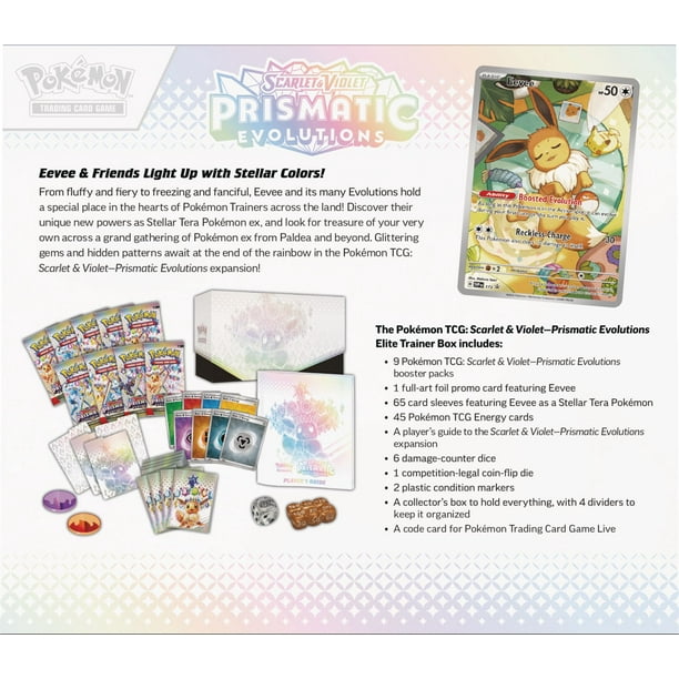 Pokemon SV8.5 Prismatic Evolutions Elite Trainer Box