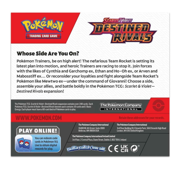 Pokemon SV10 Rising Rivals Booster Display Box (36 Packs)