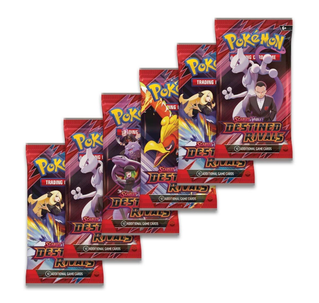 Pokemon SV10 Destined Rivals Booster Bundle (6 Packs)