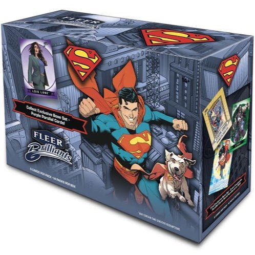 Upper Deck Fleer Brilliants Superman Trading Cards Mega Box