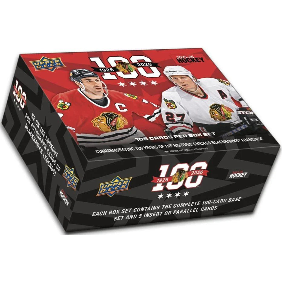 2025-26 Upper Deck Chicago Blackhawks Centennial Box Set