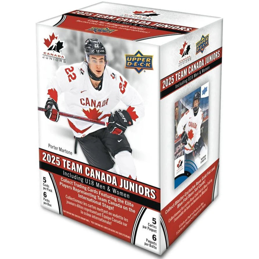2025 Upper Deck Team Canada Juniors Hockey Blaster Box