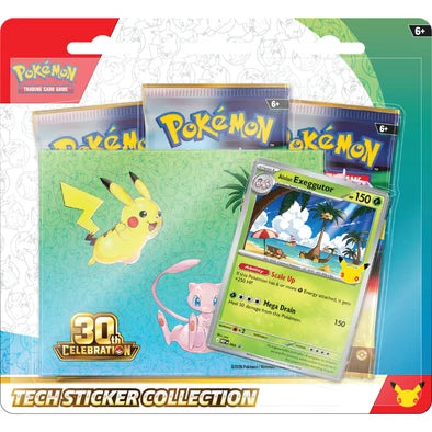 Pokemon - 30th Celebration - Tech Sticker Collection