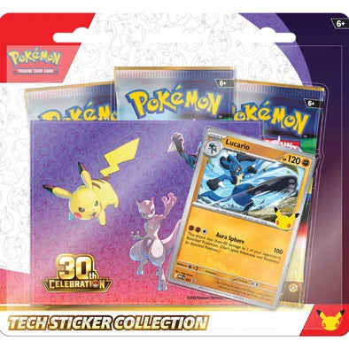Pokemon - 30th Celebration - Tech Sticker Collection