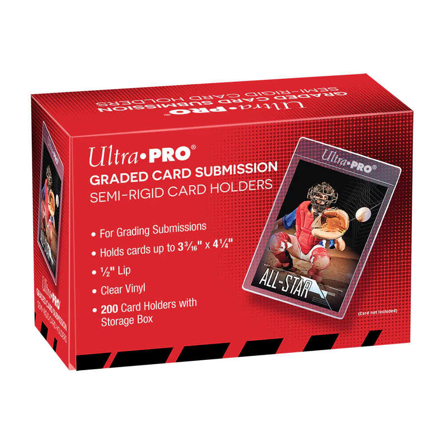 Ultra Pro 1/2" Lip Semi-Rigid Tall Card Holders (200ct)