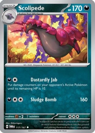 Scolipede 117 - SV06 Twilight Masquerade