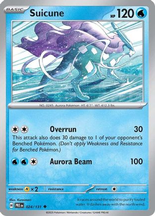 Suicune 24 - SV Prismatic Evolutions Reverse Holofoil