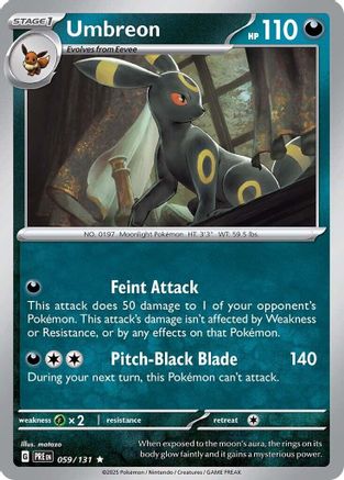 Umbreon 59 - SV Prismatic Evolutions Reverse Holofoil