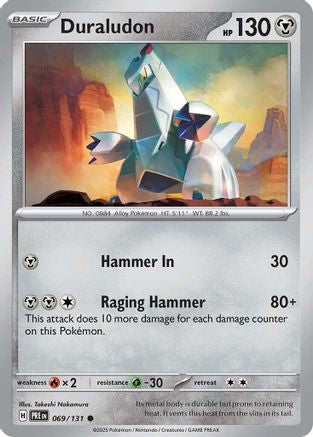 Duraludon 69 - SV Prismatic Evolutions Reverse Holofoil