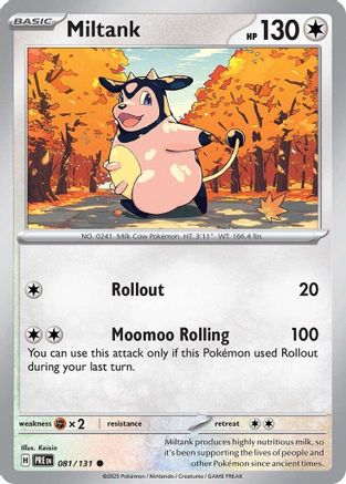 Miltank 81 - SV Prismatic Evolutions Reverse Holofoil