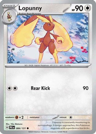 Lopunny 84 - SV Prismatic Evolutions Reverse Holofoil