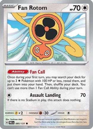 Fan Rotom 85 - SV Prismatic Evolutions Reverse Holofoil
