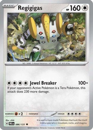 Regigigas 86 - SV Prismatic Evolutions Reverse Holofoil