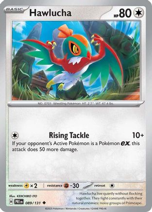 Hawlucha 89 - SV Prismatic Evolutions Reverse Holofoil
