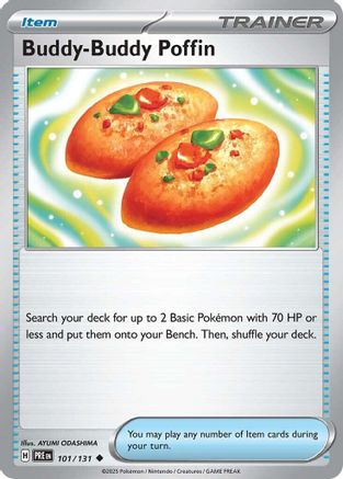 Buddy-Buddy Poffin 101 - SV Prismatic Evolutions Reverse Holofoil