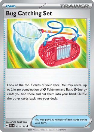 Bug Catching Set 102 - SV Prismatic Evolutions Reverse Holofoil