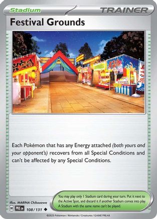 Festival Grounds 108 - SV Prismatic Evolutions Reverse Holofoil