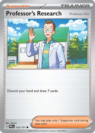 Professor's Research [Professor Elm] 123 - SV Prismatic Evolutions Reverse Holofoil