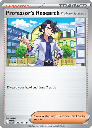 Professor's Research [Professor Sycamore] 125 - SV Prismatic Evolutions Reverse Holofoil