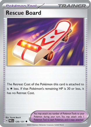 Rescue Board 126 - SV Prismatic Evolutions Reverse Holofoil