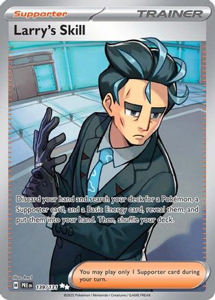 Larry's Skill - 139/131 139 - SV Prismatic Evolutions Holofoil