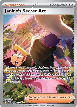 Janine's Secret Art - 173/131 173 - SV Prismatic Evolutions Holofoil