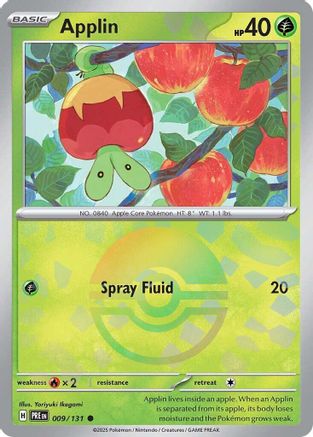Applin (Poke Ball Pattern) 9 - SV Prismatic Evolutions Holofoil