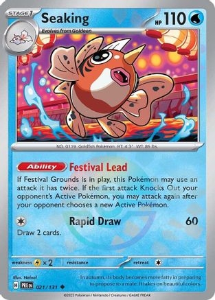 Seaking (Poke Ball Pattern) 21 - SV Prismatic Evolutions Holofoil