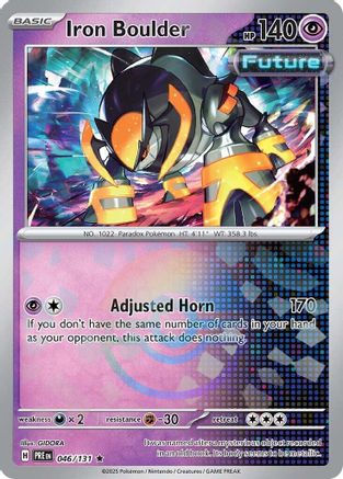 Iron Boulder (Poke Ball Pattern) 46 - SV Prismatic Evolutions Holofoil