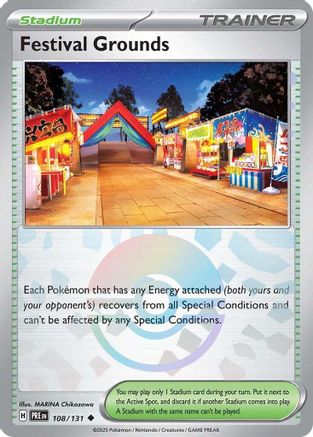 Festival Grounds (Poke Ball Pattern) 108 - SV Prismatic Evolutions Holofoil