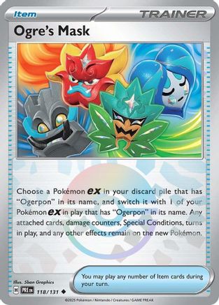 Ogre's Mask (Poke Ball Pattern) 118 - SV Prismatic Evolutions Holofoil