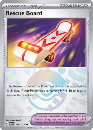 Rescue Board (Poke Ball Pattern) 126 - SV Prismatic Evolutions Holofoil