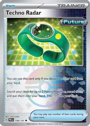 Techno Radar (Poke Ball Pattern) 130 - SV Prismatic Evolutions Holofoil