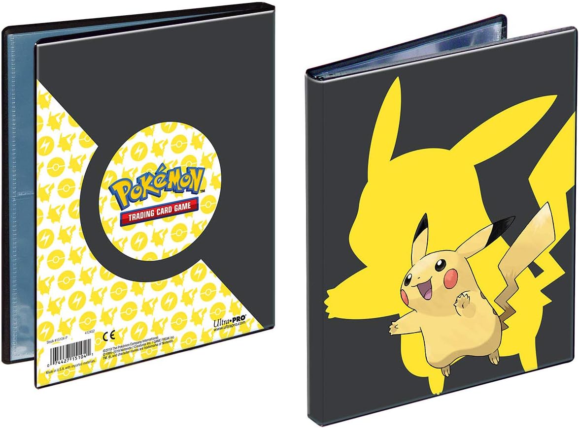 Ultra Pro Pikachu 4-Pocket Portfolio for Pokémon