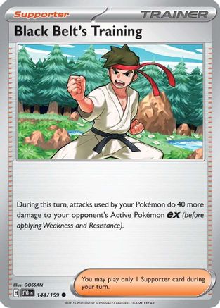 Black Belt's Training - 144/159 144 - SV09 Journey Together Reverse Holofoil