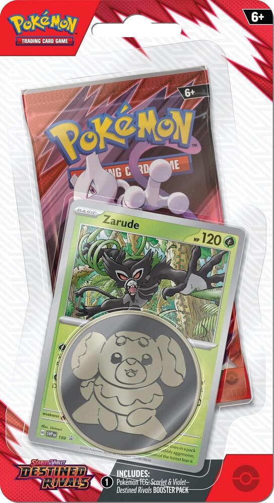 Pokémon TCG: Destined Rivals - Single Pack Blister (Zarude)