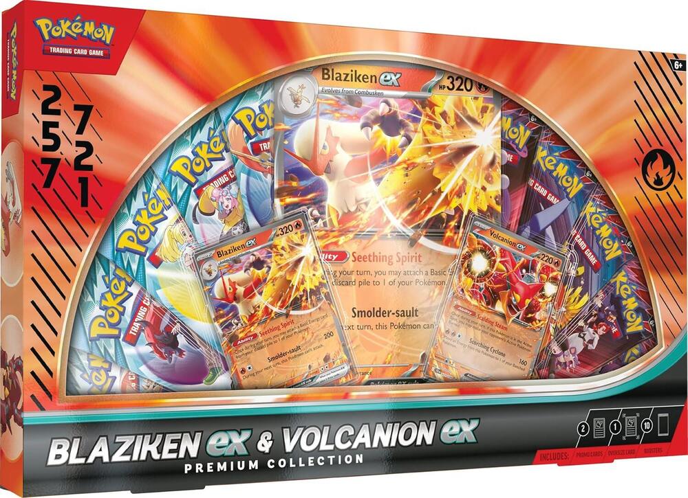 Pokémon TCG: Blaziken ex & Volcanion ex Premium Collection