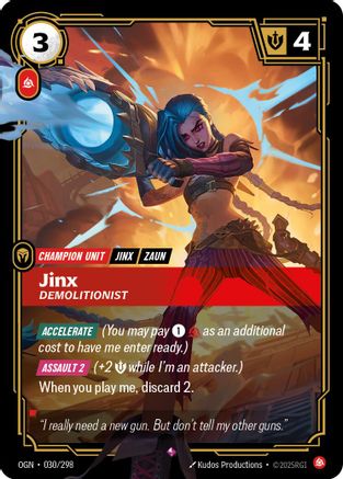 Jinx - Demolitionist (030/298) - Origins Foil