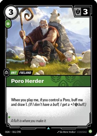 Poro Herder (061/298) - Origins Foil