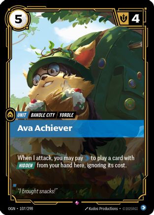 Ava Achiever (107/298) - Origins Foil