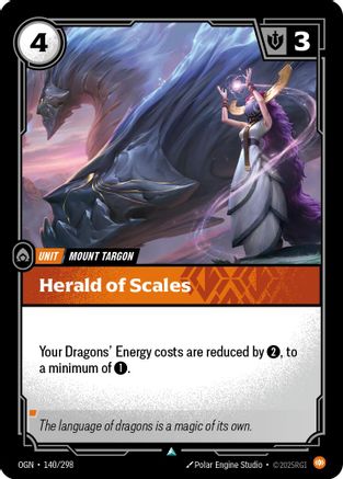 Herald of Scales (140/298) - Origins Foil