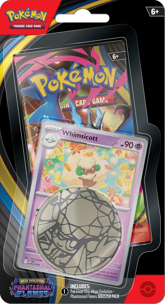Pokémon TCG: Phantasmal Flames - Single Pack Blister (Whimsicott)