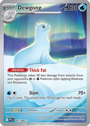 Dewgong - 097/094 97 - ME02 Phantasmal Flames Holofoil