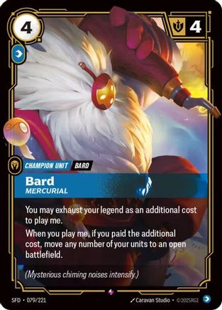 Bard - Mercurial (079/221) - Spiritforged Foil