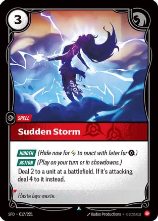 Sudden Storm (017/221) - Spiritforged