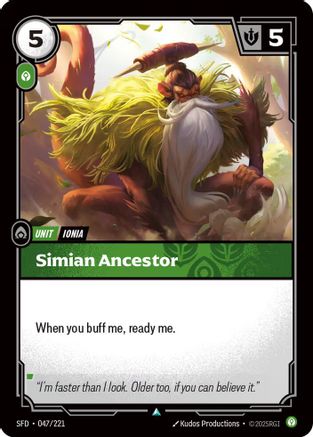 Simian Ancestor (047/221) - Spiritforged Foil