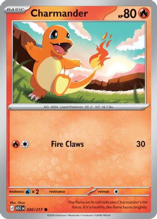 Charmander 20 - ME Ascended Heroes
