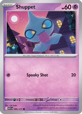 Shuppet 90 - ME Ascended Heroes Reverse Holofoil