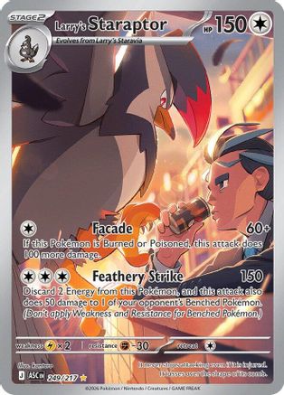 Larry's Staraptor - 249/217 249 - ME Ascended Heroes Holofoil